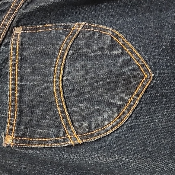 GITANO Vintage 1980's High-Waisted Denim Skirt Size 14 - Picture 9 of 9